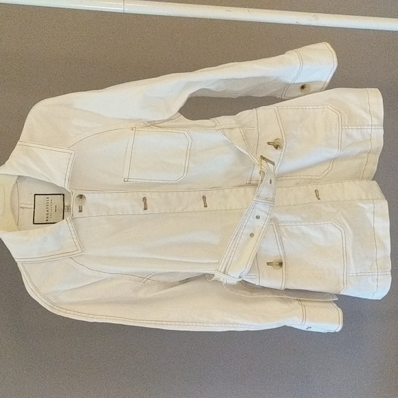 bagatelle Jackets & Blazers - Bagatelle cotton denim button up trench style coat